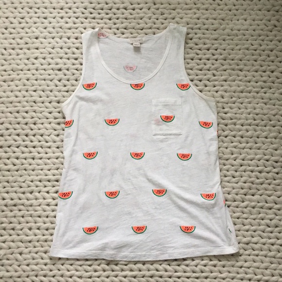 J. Crew Tops - J. Crew watermelon tank top